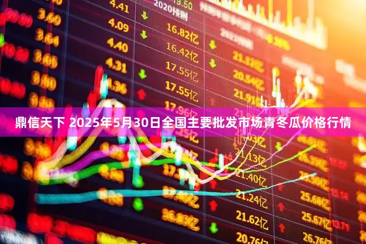 鼎信天下 2025年5月30日全国主要批发市场青冬瓜价格行情