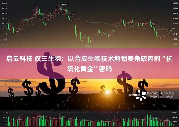 启云科技 仅三生物：以合成生物技术解锁麦角硫因的“抗氧化黄金”密码